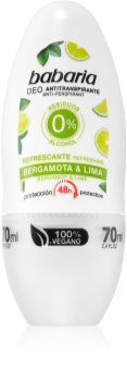 Babaria Bergamot & Lime Antiperspirantti Roll-on Tehokkuus 48 tuntia
