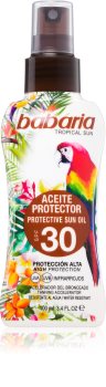 Babaria Tropical Sun zaštitno ulje za preplanuli ten SPF 30
