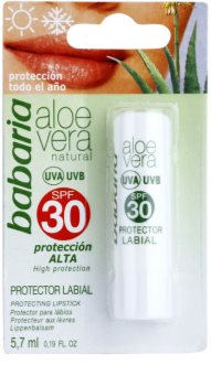 Babaria Aloe Vera бальзам для губ SPF 30