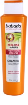 Babaria Argan šampon za zaščito barve s keratinom in arganom