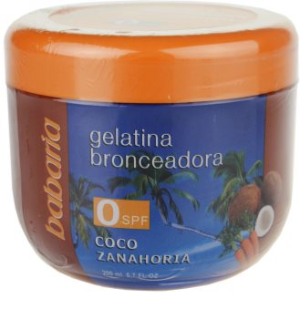 Babaria Sun Bronceadora gel pro podporu opálení s kokosem a karotkou