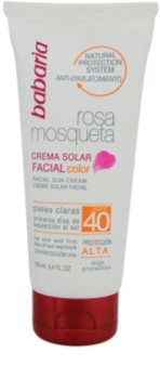 Babaria Rosa Mosqueta crema solar facila SPF 40