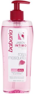 Babaria Rosa Mosqueta gel douche de toilette intime pour femme à l'extrait de rosier des chiens