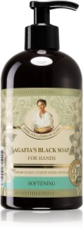 Babushka Agafia Softening zwarte zeep voor de Handen