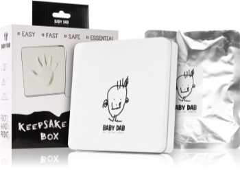 Baby Dab Keepsake Box kézlenyomat-készítő dobozban