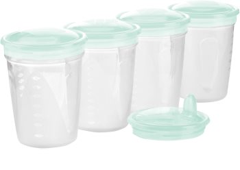 BabyOno Get Ready bacs de stockage de nourriture 4 pcs
