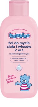 Bambino Baby Body & Hair „Du viename“ šampūnas ir valomasis gelis vaikams nuo gimimo