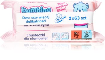 Bambino Baby Wet Wipes sanfte Feuchttücher für Kleinkinder