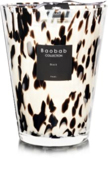 Baobab Pearls Black Duftkerze