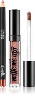 Barry M Matte Me Up metalická sada na rty