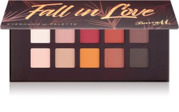 Barry M Fall in Love палитра сенки за очи с малко огледало