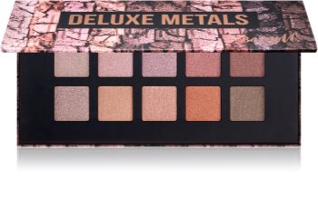 Barry M Deluxe Metals paletka očních stínů se zrcátkem