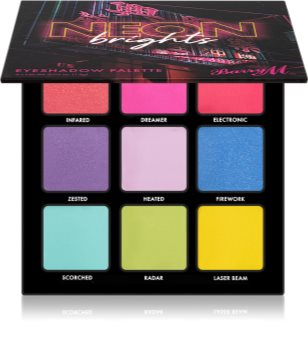 Barry M Neon Brights paleta de sombras de ojos