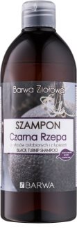 Barwa Herbal Black Turnip champô anticaspa para cabelo enfraquecido