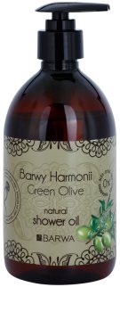 Barwa Harmony Green Olive sprchový olej bez parabenů