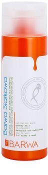 Barwa Sulphur champô de limpeza para cabelo e couro cabeludo oleosos