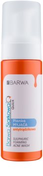 Barwa Sulphur Quick espuma de limpeza para pele problemática