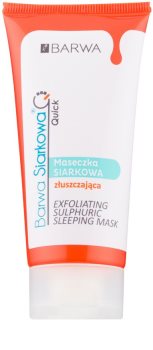 Barwa Sulphur Quick Sleeping Mask with Exfoliating Effect