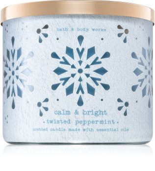 Bath & Body Works Twisted Peppermint vonná sviečka