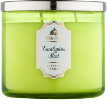 Bath & Body Works White Barn Eucalyptus Mint mirisna svijeća
