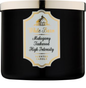 Bath & Body Works White Barn Mahogany Teakwood High Intensity duftkerze