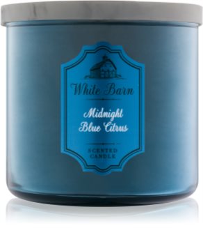 Bath and body works midnight blue citrus candle