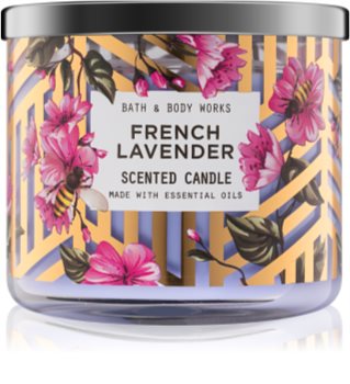 bath and body works french lavender candle