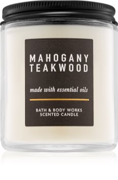 Bath & Body Works Mahogany Teakwood candela profumata III