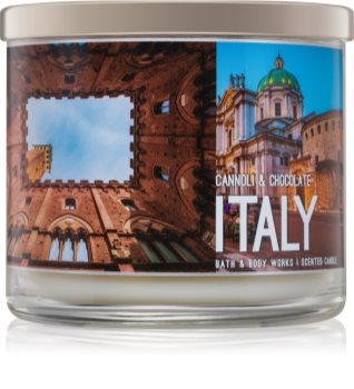 Bath & Body Works Cannoli & Chocolate vela perfumado 411 g Italy