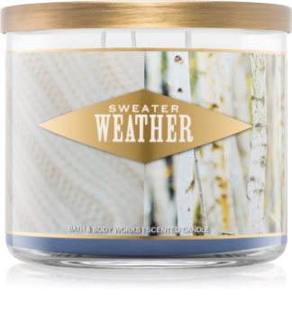 Bath & Body Works Sweater Weather vela perfumada I.