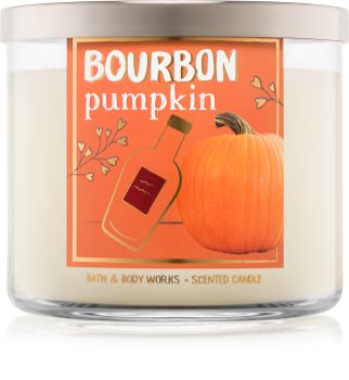 Bath & Body Works Bourbon Pumpkin vela perfumada