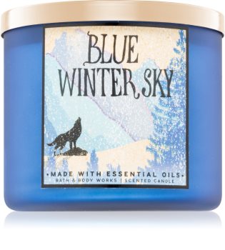 Bath & Body Works Blue Winter Sky duftkerze