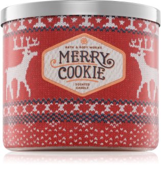 Bath & Body Works Merry Cookie vela perfumada