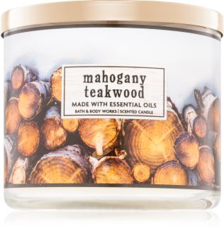 Bath & Body Works Mahogany Teakwood scented candle I.