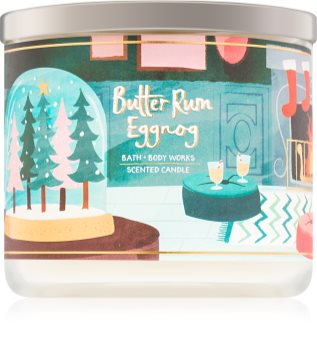 Bath & Body Works Butter Rum Eggnog vonná sviečka