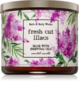 Bath & Body Works Fresh Cut Lilacs illatos gyertya