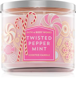 Bath & Body Works Twisted Peppermint duftkerze I.