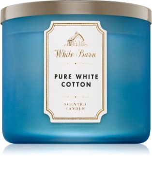 Bath & Body Works Pure White Cotton illatos gyertya
