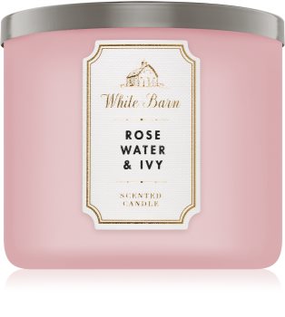 Bath & Body Works Rose Water & Ivy vonná sviečka I.