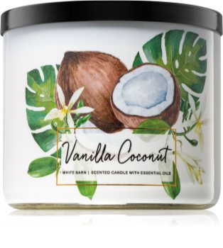 vanilla coconut scented candles