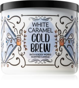 Bath & Body Works White Caramel Cold Brew bougie parfumée