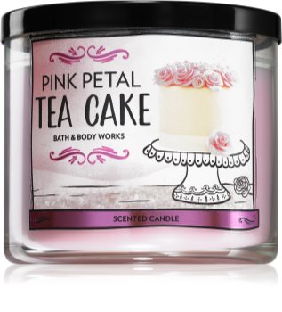Bath & Body Works Pink Petal Tea Cake illatos gyertya I.