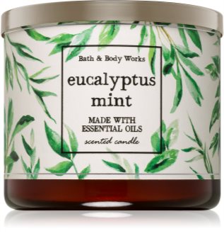 bath and body works eucalyptus mint candle