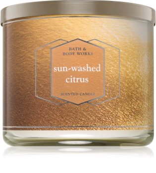 Bath & Body Works Sun-Washed Citrus vonná sviečka I.