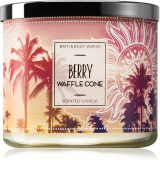 Bath & Body Works Berry Waffle Cone vonná sviečka