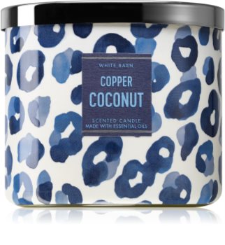 bath and body works beach copper coconut candle