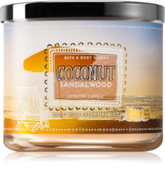 Bath & Body Works Coconut Sandalwood vonná sviečka