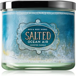 Bath & Body Works Salted Ocean Air illatos gyertya