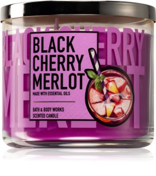 Bath & Body Works Black Cherry Merlot duftkerze mit ätherischen Öl