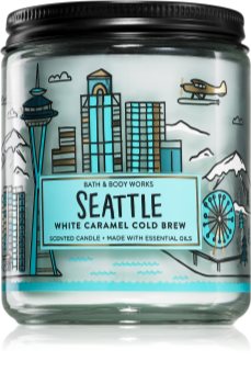Bath & Body Works White Caramel Cold Brew illatos gyertya